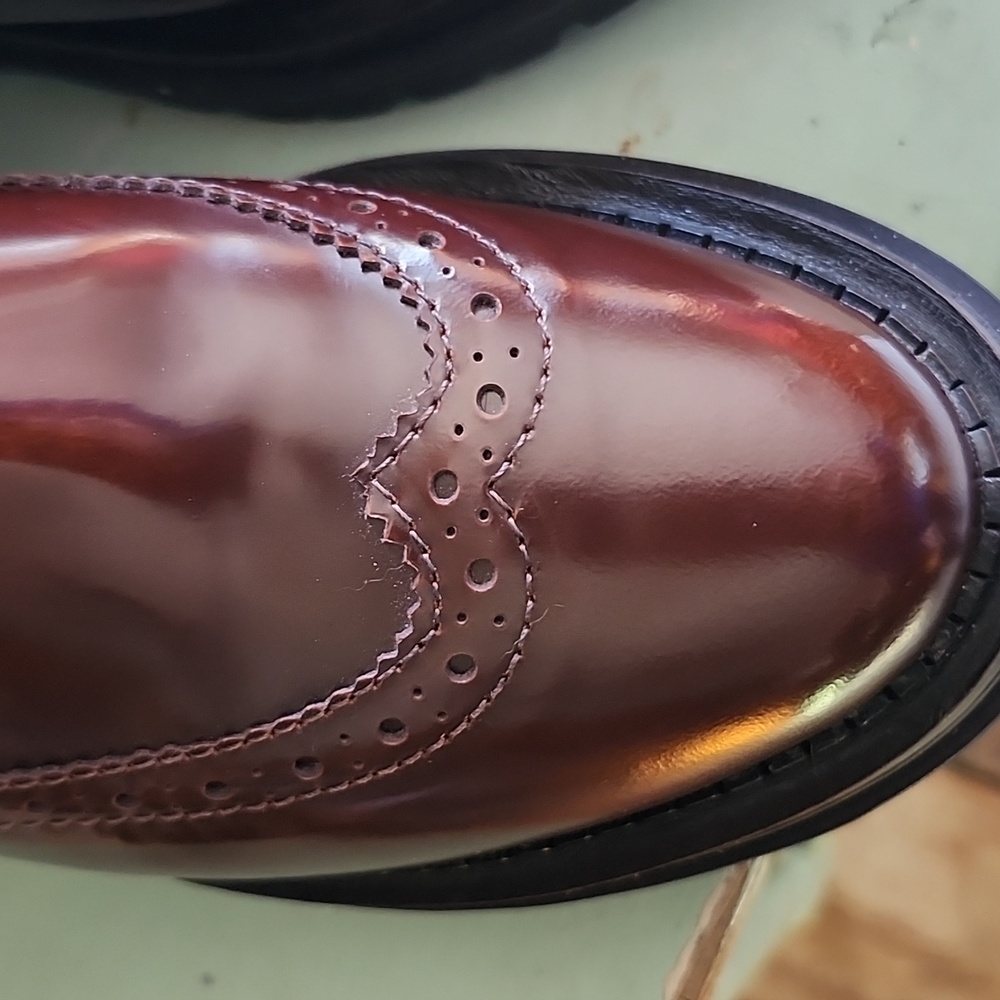 BibiLou Lianna Patent Leather Cognac Ankle Boots Size 38 - Picture 4 of 16